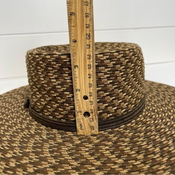 Nine West Stylish Brown Patterned Hat - Picture 9 of 10